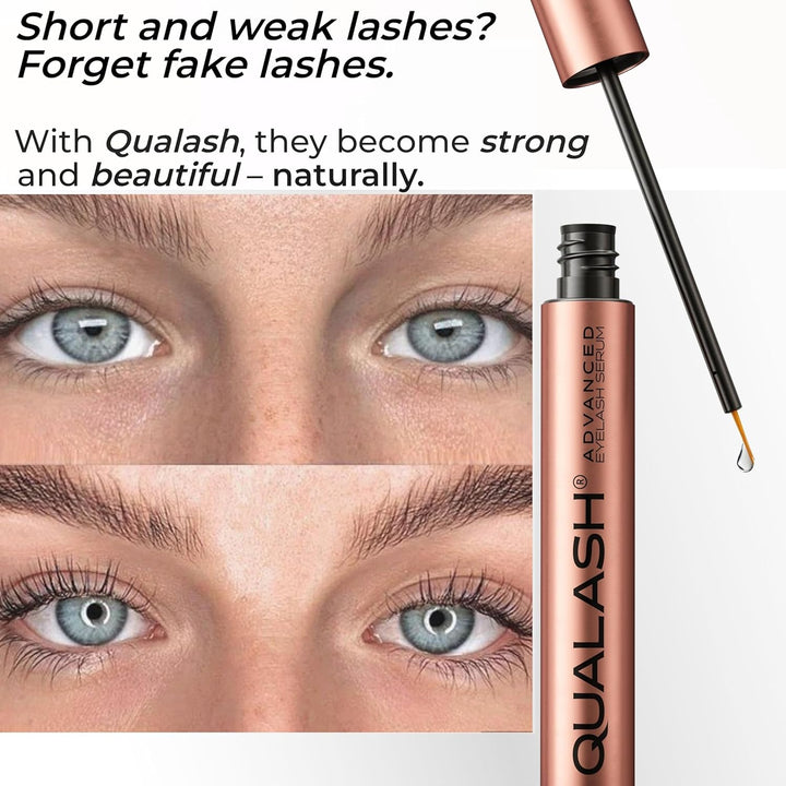 Wimpernserum für Long Lashes – QUALASH® Advanced Lash & Eyelash Serum 3,5 ml für schnell Wachstum, T