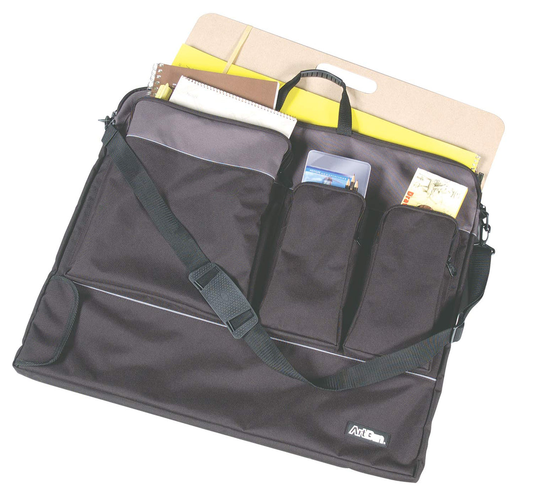 ArtBin 6829AG Tote Folio Artist Portfolio, Fine Art & Skizzenblock Organizer mit Tragegurt, [1] Poly
