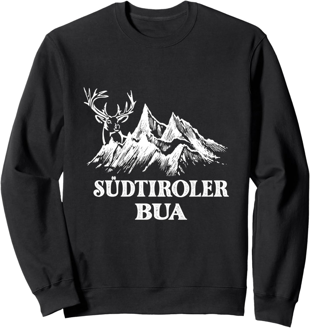 Südtirol Berg Hirsch Südtiroler Bua Herren & Jungs Südtirol Sweatshirt
