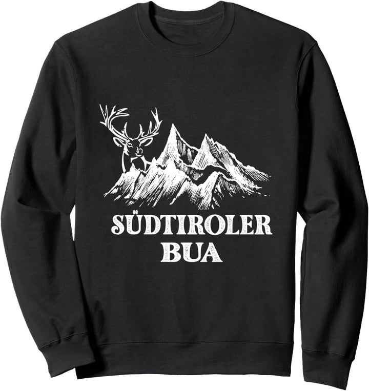 Südtirol Berg Hirsch Südtiroler Bua Herren & Jungs Südtirol Sweatshirt