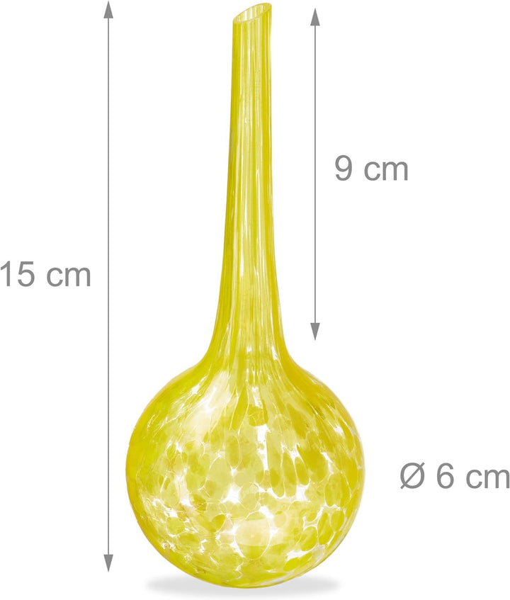 Relaxdays 10 x Bewässerungskugel im Set, dosierte Bewässerung Pflanzen u. Blumen, Giesshilfe Büro, U