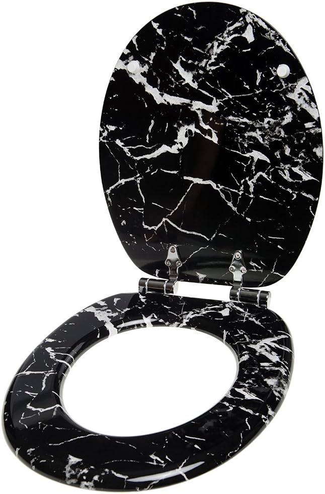 Sanilo WC Sitz mit Absenkautomatik, viele schöne Marmor Toilettendeckel zur Auswahl, hochwertige und