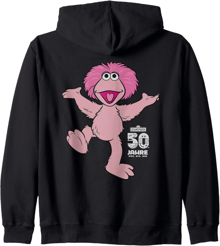 Sesame Street Sesamstrasse Sesamstrasse Tiffy Pose Kapuzenjacke