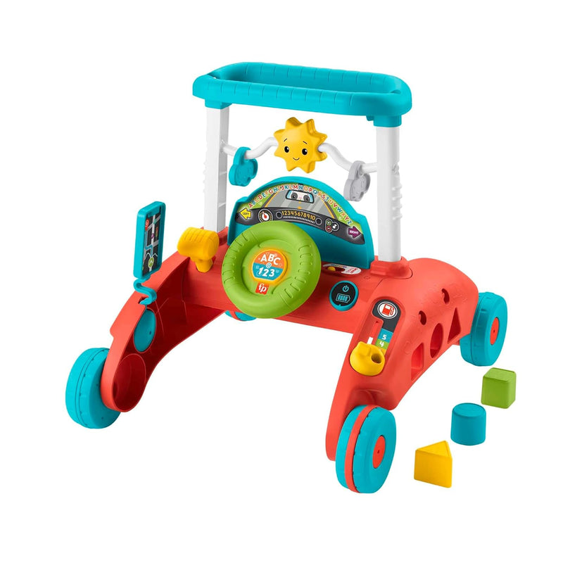 Fisher-Price - 2-Seiten Auto-Lauflernwagen, Multi Edition - Italienisch, Spanisch, Portugiesisch, En