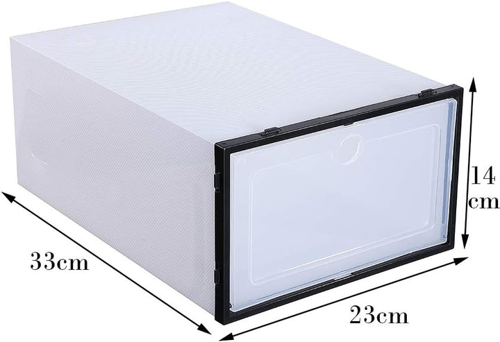 Schuhaufbewahrung Stiefelbox Schuhbox Schuhkasten Schuhkarton Stapelbox Aufbewahrungsbox, stapelbar