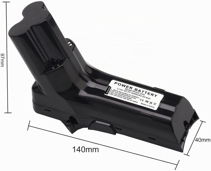 Ersatzakku 25,2V 3000mAh für Philips SpeedPro Max, Max Aqua/Stick Series, für Philips XC7042/01, XC7