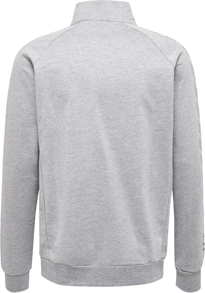 hummel Herren Hmlmove Grid Cot. Zip Jacket jacket M GREY MELANGE, M GREY MELANGE
