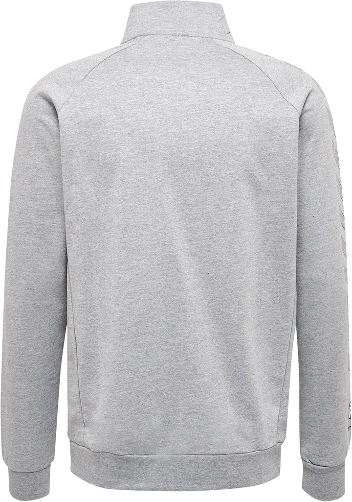 hummel Herren Hmlmove Grid Cot. Zip Jacket jacket M GREY MELANGE, M GREY MELANGE