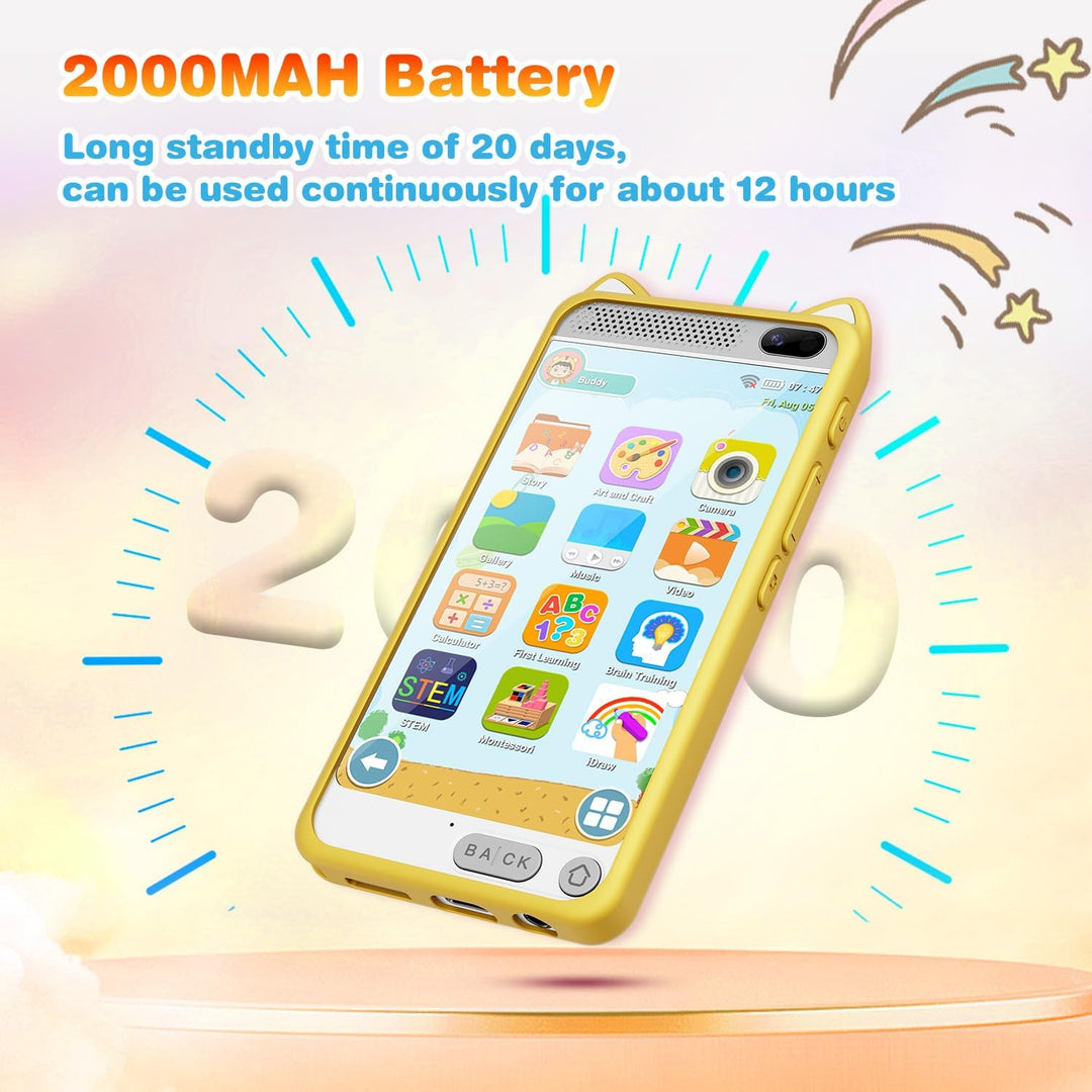 Kinderhandy Spielzeug 3.97 Zoll Touchscreen Pretend Smartphone, Kinder Smart Phone Weihnachts- und G
