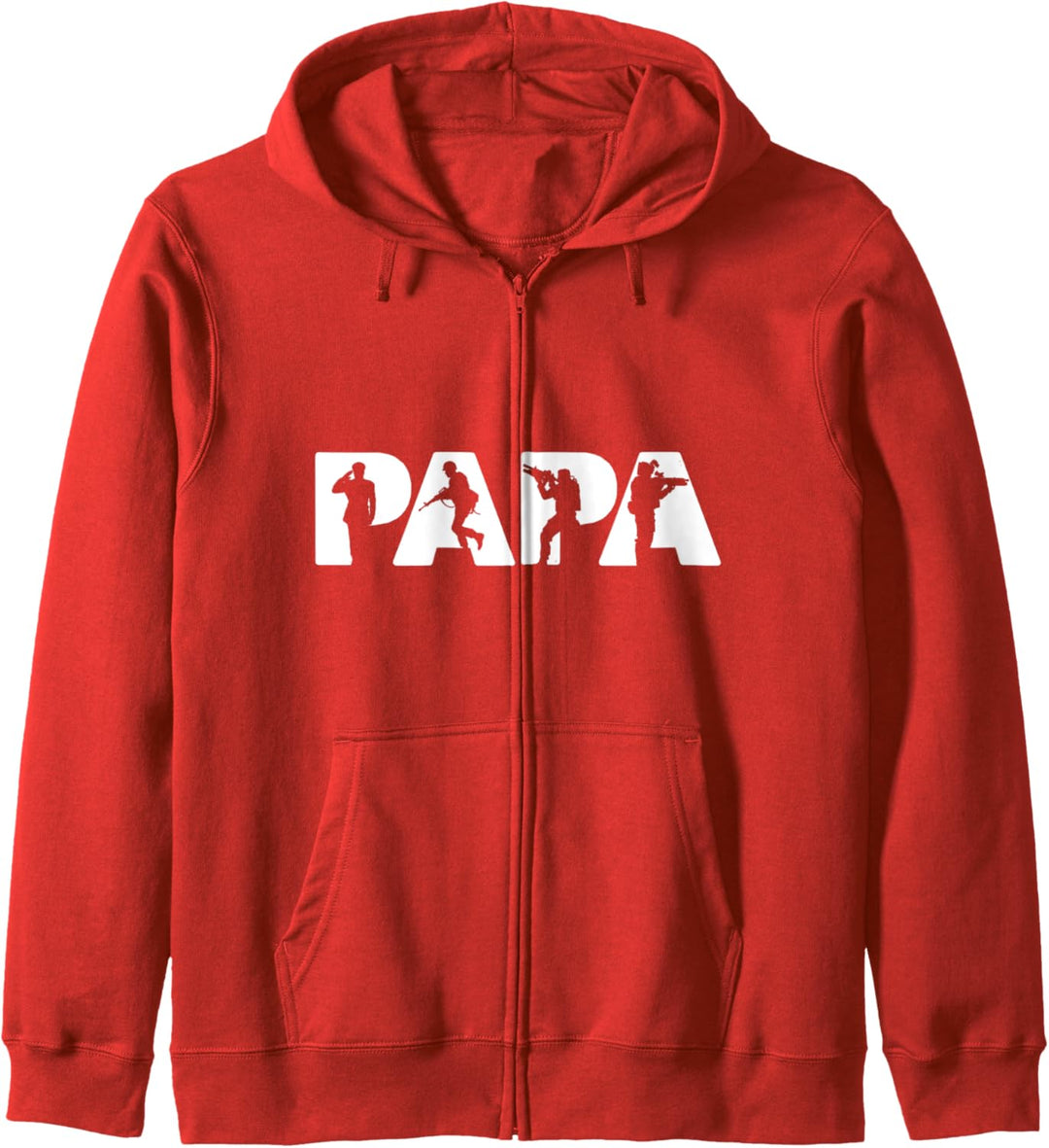 Soldat Papa, Lustiger Papa Soldat Vater Geschenk Kapuzenjacke
