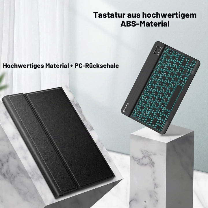 FINTIE Beleuchtete Tastatur Hülle für Samsung Galaxy Tab A11+ Plus 11" 2025 / Tab A9+ Plus 11 Zoll 2