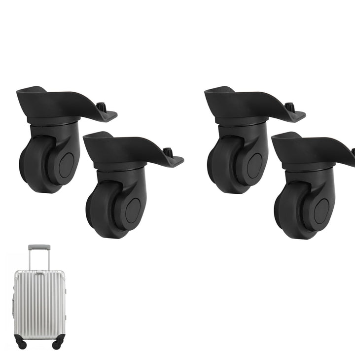 Gepäckrollen, A03 Outdoor Koffer Dämpfer einreihige Räder links & rechts Universal Gepäckrollen Suit