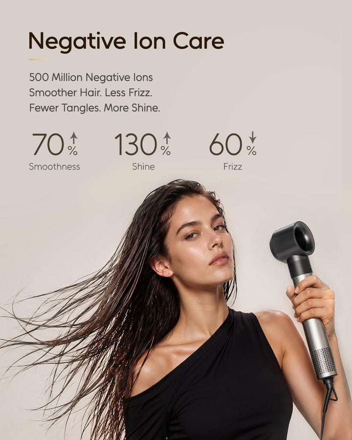 6 in 1 Airstyler, Ionen Föhn, Multifunktionaler Hairstyler, 110000 U/Min, Professioneller Warmluftbü