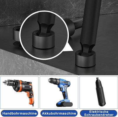 Hakkin 9 Stück 1/4" Kugelkopf Sechskant Schraubendreher Bit 100mm Sechskant Magnetischen Innensechsk