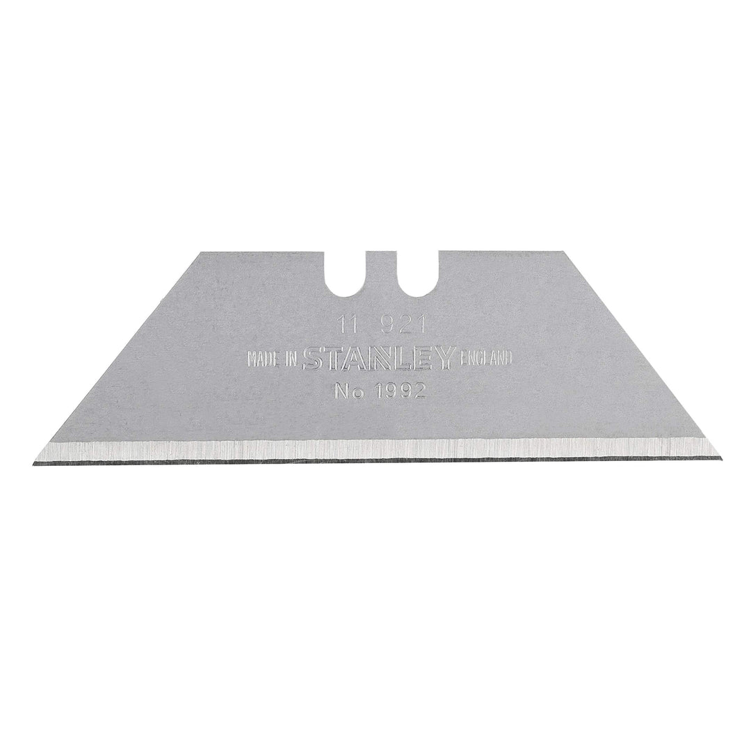 Stanley Trapezklingen 1992 (ohne Lochung, 62mm Klingenlänge, für allgemeine & schwere Schneidarbeite