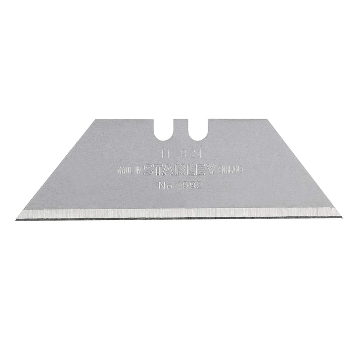 Stanley Trapezklingen 1992 (ohne Lochung, 62mm Klingenlänge, für allgemeine & schwere Schneidarbeite