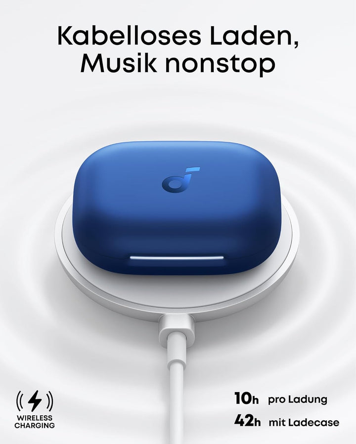 soundcore AeroFit 2 by Anker, Open-Ear Kopfhörer, KI-Übersetzung, anpassbare Ohrbügel, Fester Halt,