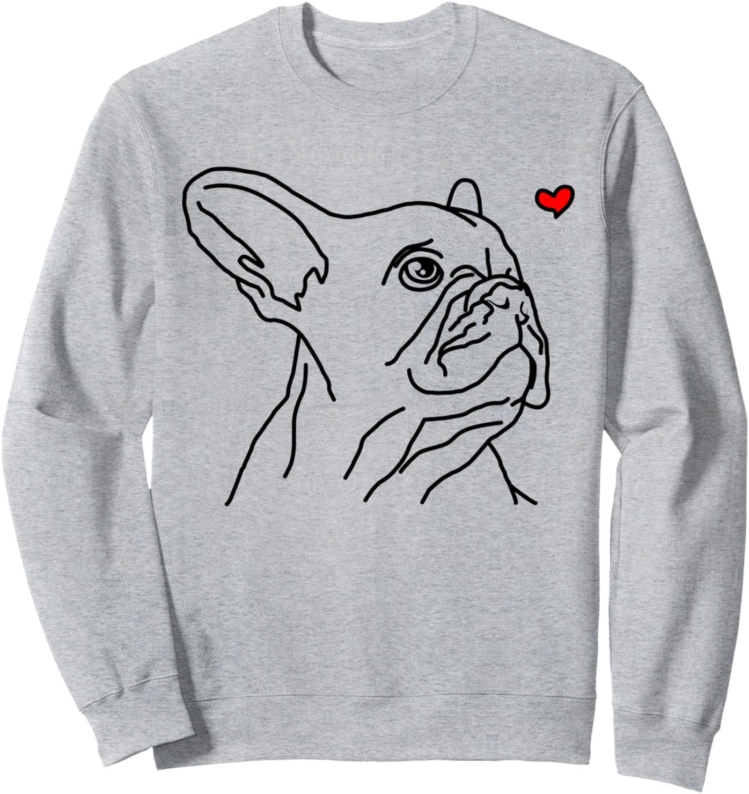 Französische Bulldogge Liebe Frauchen Frenchie Geschenkidee Sweatshirt