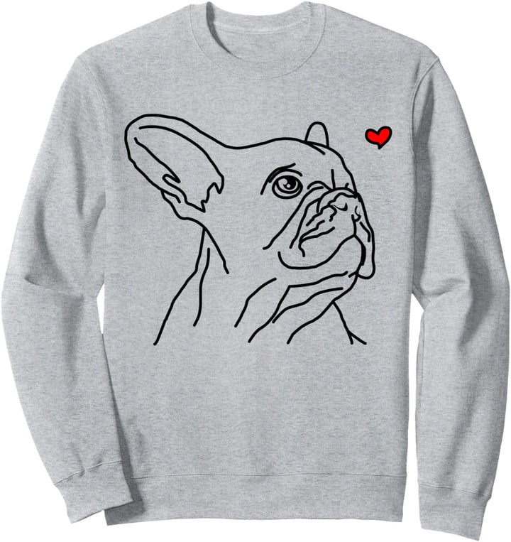 Französische Bulldogge Liebe Frauchen Frenchie Geschenkidee Sweatshirt