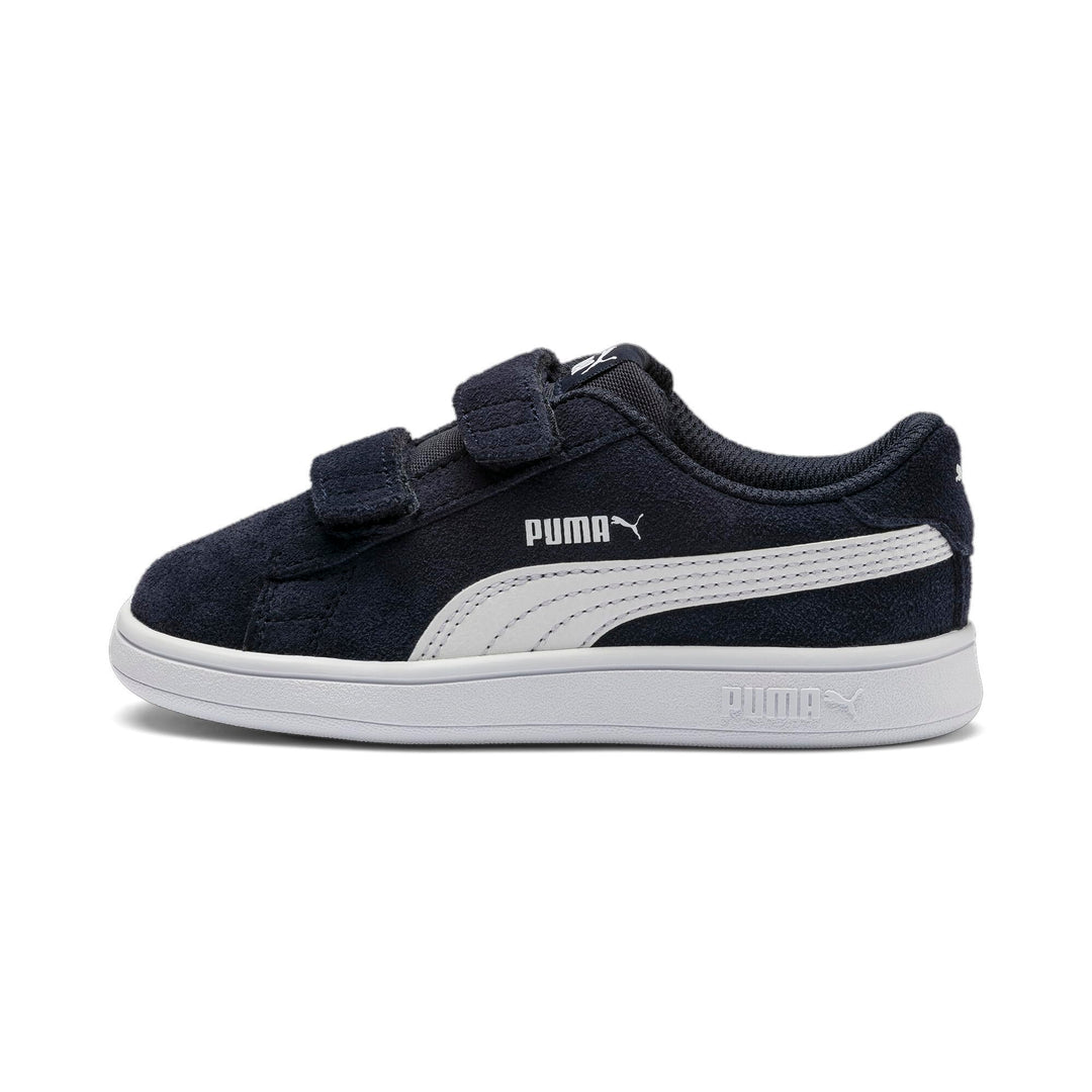 PUMA Unisex-Kinder Smash V2 Sd V Inf Sneaker, Peacoat Puma White