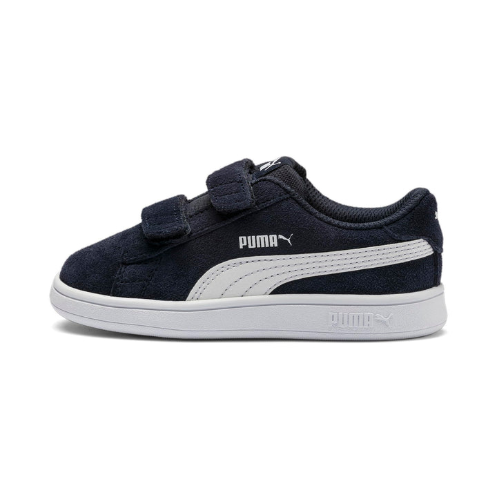 PUMA Unisex-Kinder Smash V2 Sd V Inf Sneaker, Peacoat Puma White