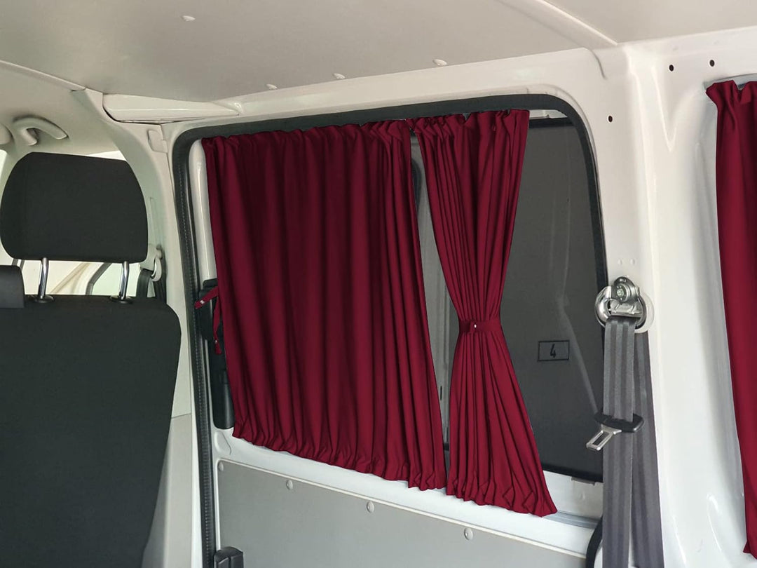 BREMER SITZBEZÜGE Mass Gardinen Vorhänge Sonnenschutz kompatibel mit VW T5 T6 T6.1 Transporter Carav