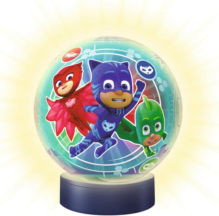 Ravensburger – Puzzle 3D Lampe, PJ Masks (11773)