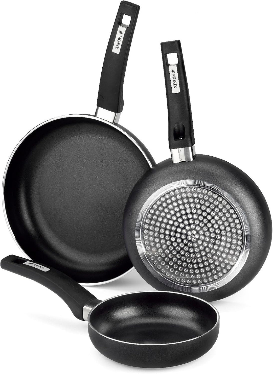 Monix Resistent Plus | 22 cm grosse Bratpfanne aus Aluminium mit Antihaftbeschichtung