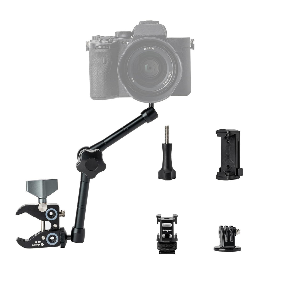 Fotopro 11 Zoll Magic Arm mit Super Clamp Mount Telefonhalterung Einstellbare Kamera Halterung Kit f