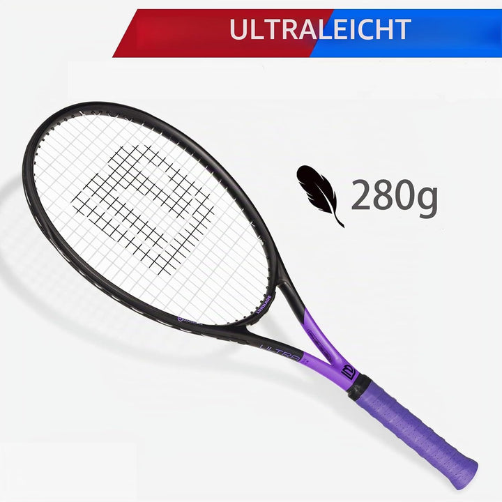 LUNNADE Tennisschläger für Erwachsene, 27 Zoll Leicht Tennisschläger mit Hülle, Geeignet für Damen H