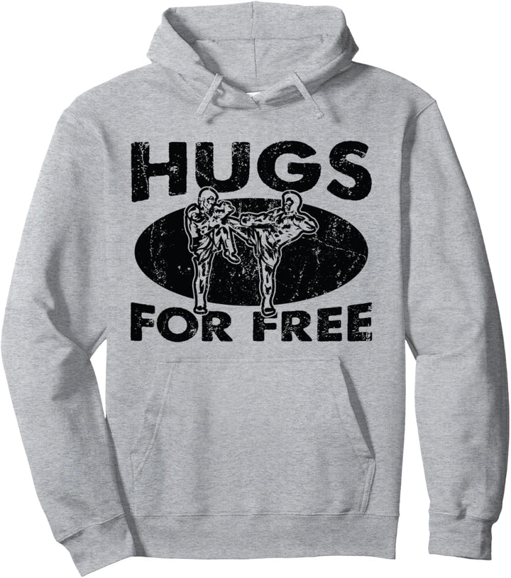 Hugs For Free – Kampfsport-Kickboxen Pullover Hoodie