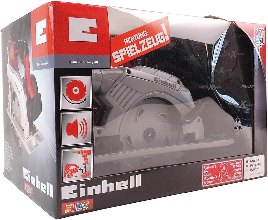 Happy People 41763 Einhell Kids Handkreissäge Kreissäge Batteriebetrieben mit Sägebewegungen, Licht