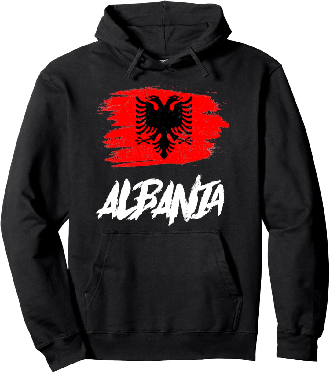 Albanien Flagge Albania Fahne Fan Geschenk Pullover Hoodie