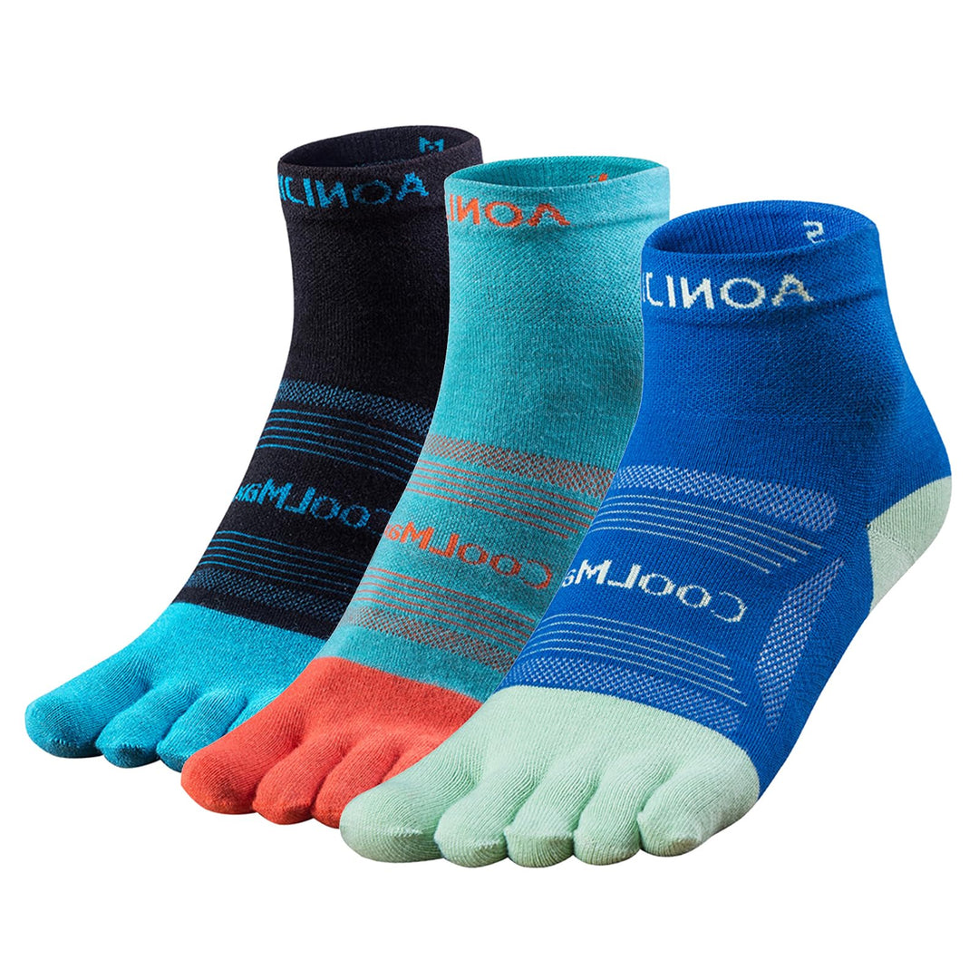TRIWONDER Zehensocken für Herren, Damen, Adult Socken, Atmungsaktiv Sportsocken, Fünf Finger Socken