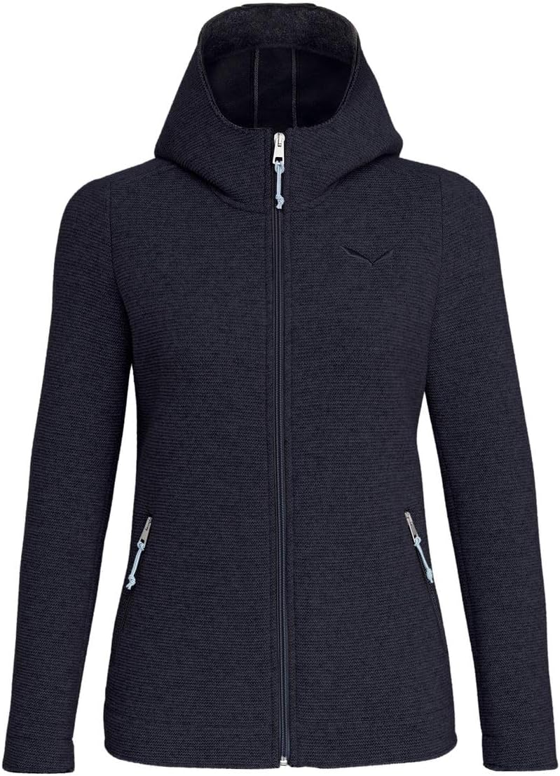 Salewa Women Sarner Full-Zip Hoody Jacke Softshelljacke Strickjacke 42/36 Premium Navy, 42/36 Premiu