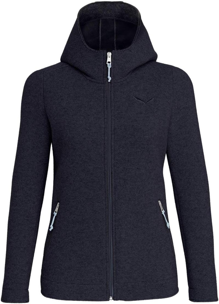 Salewa Women Sarner Full-Zip Hoody Jacke Softshelljacke Strickjacke 42/36 Premium Navy, 42/36 Premiu