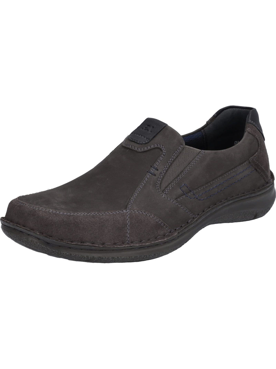Josef Seibel Herren Slipper Anvers 63,Weite K (Extra weit),Wechselfussbett 40 EU X-Weit Grau Granit,