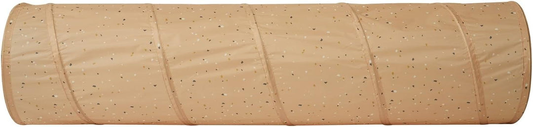 3 Sprouts - Krabbeltunnel für Kinder ab 1 Jahr – Spieltunnel Indoor & Outdoor - Terrazzo Ton, Terraz