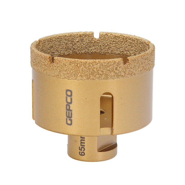 GEPCO M14 Diamantbohrkrone Fliesenbohrer Diamantbohrer 6-83 mm für Winkelschleifer ø 65mm, ø 65mm