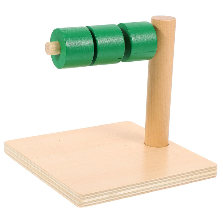 TOYANDONA Holzscheiben Horizontalem Spielzeug Lernscheiben Horizontalem Spielzeug Sensorische Scheib