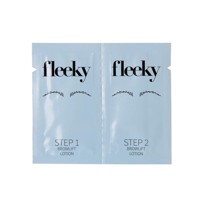 fleeky Browlift Sachets 1 ml - One shot Doppelkammer-Sachet mit 2-Phasen Augenbrauen Lifting Gel zum