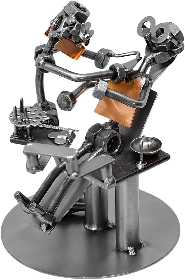 metalman24 Schraubenmännchen Zahnarzt I Handarbeit I Geschenkidee I Metallfigur I Metallmännchen I S