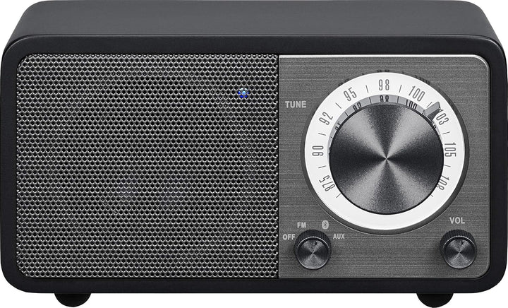 Sangean WR-7 tragbares Desktop-Radio (FM-RDS-Tuner, Bluetooth, AUX-In, integrierter Lautsprecher, Ak