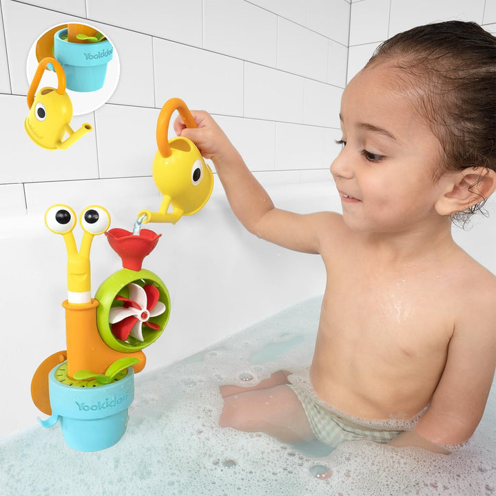 Yookidoo Pop Up Wasserschnecke - Interaktives Badespielzeug für Kleinkinder (ab 18 Monaten), pädagog