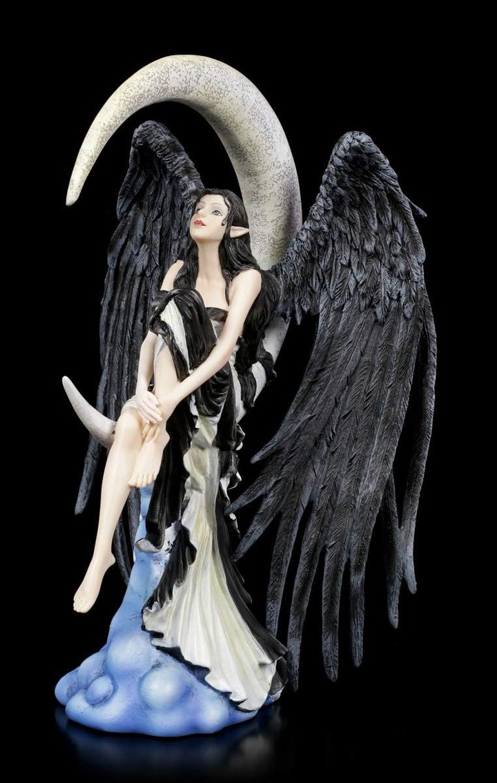 Nene Thomas Engel Fantasy-Figur - Stargazer Motiv Gothic Elfe, Fee, Deko-Figur, Staute, Skulptur, H
