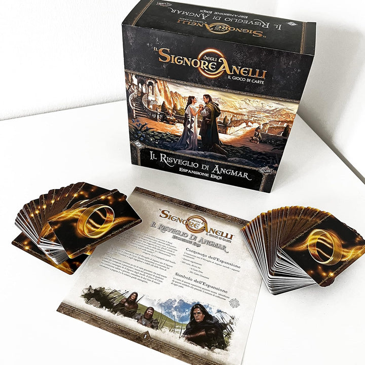 Asmodee - Der Herr der Ringe, Das Kartenspiel: Das Erwachen von Angmar, Erweiterung Helden, Italieni