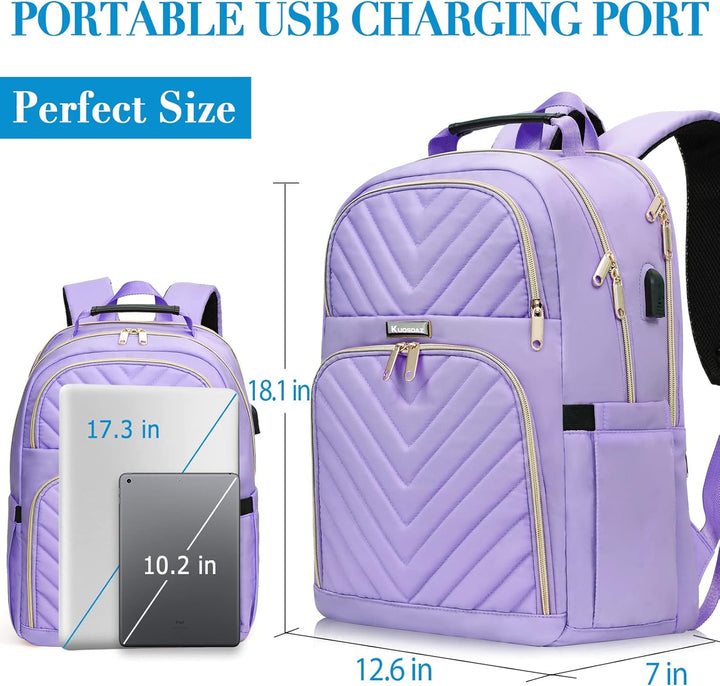 Rucksack Damen 15.6" Lila, 15.6" Lila