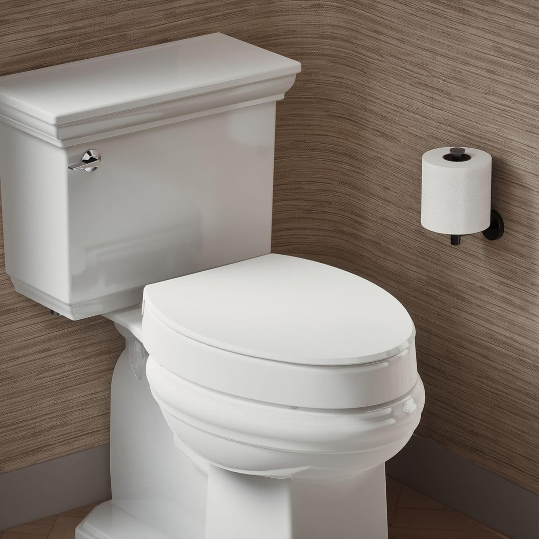Kohler Hyten Toilettensitz, verlängert, mit Absenkautomatik, Weiss Elongated Weiss, Elongated Weiss