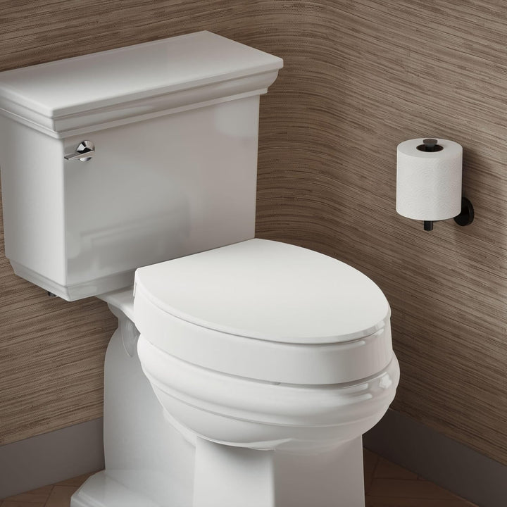 Kohler Hyten Toilettensitz, verlängert, mit Absenkautomatik, Weiss Elongated Weiss, Elongated Weiss