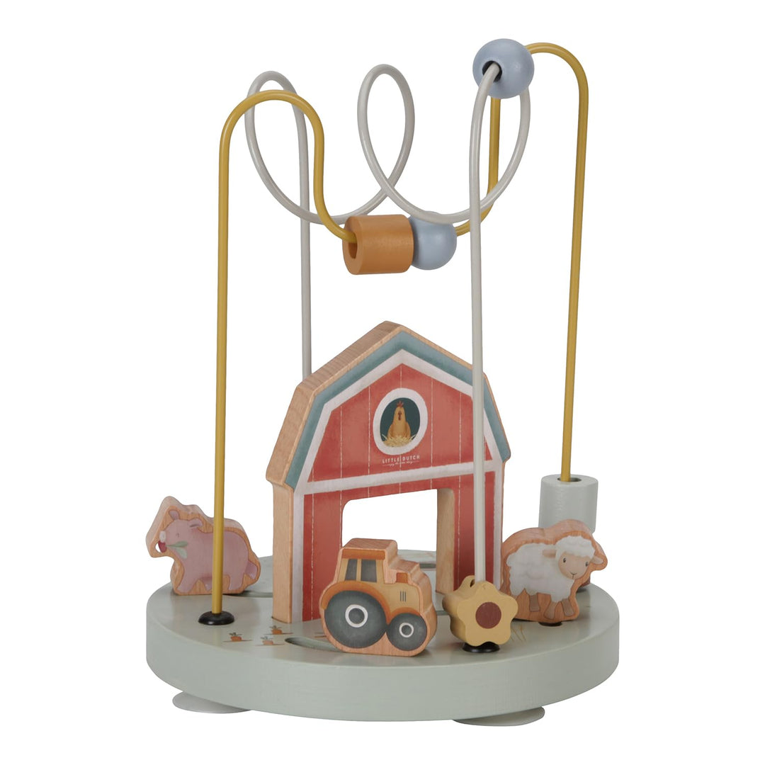 Little Dutch 7133 FSC Holz Aktivitätsspirale Motorikschleife - Little Farm